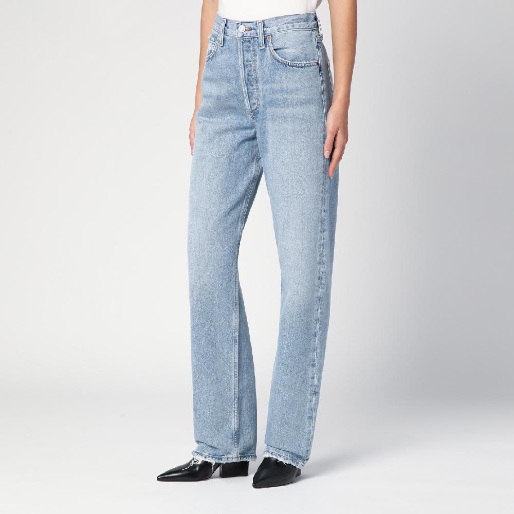 AGOLDE Jeans azzurro in denim rigenerato Vendita Calda