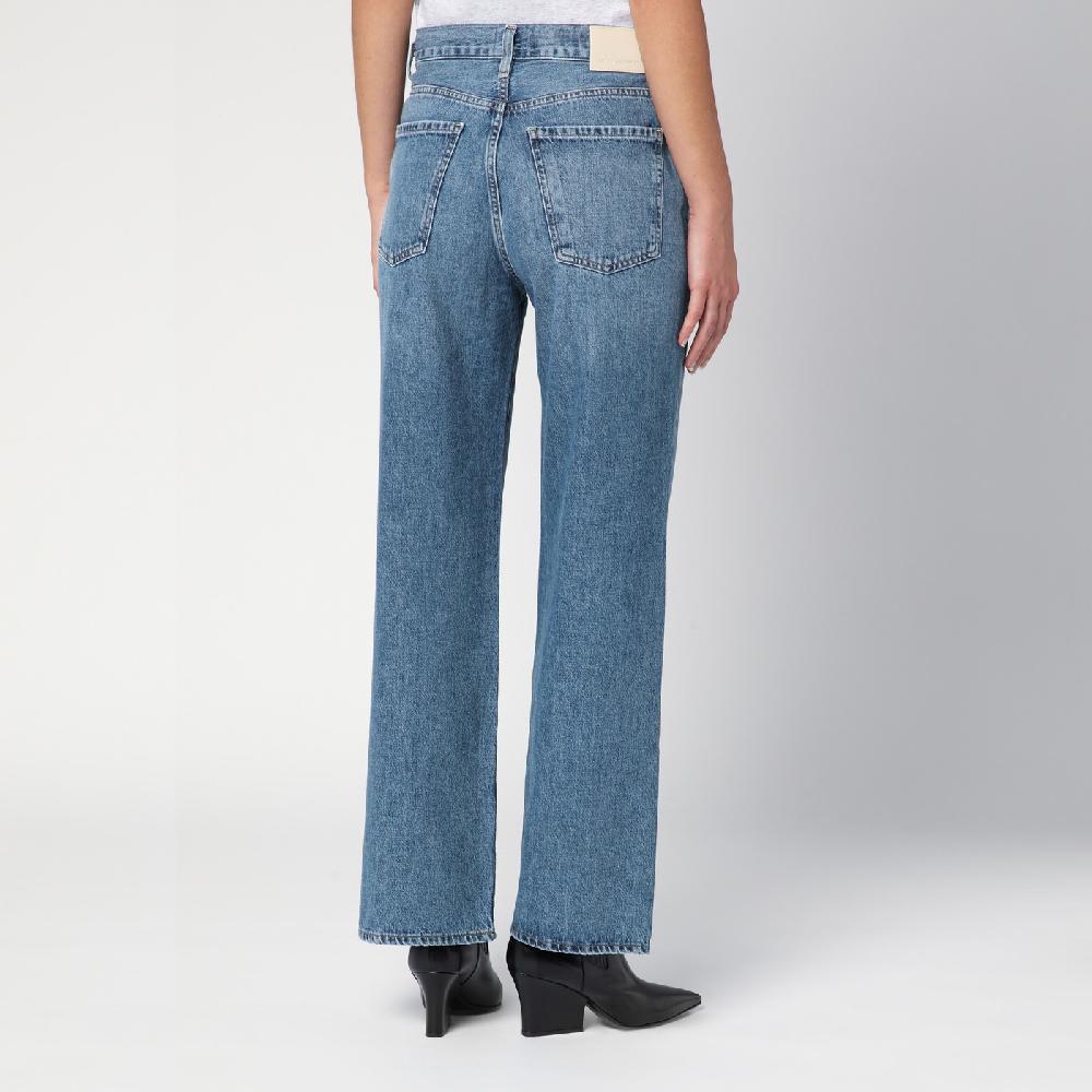 Citizens of Humanity Jeans dritto blu slavato Nuova