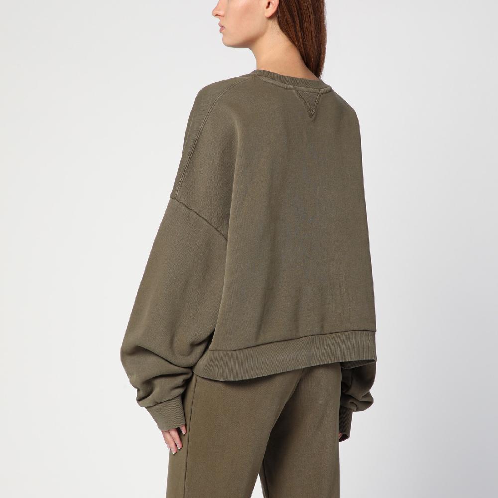 Entire Studios Felpa verde militare in cotone organico Soddisfazione Garantita