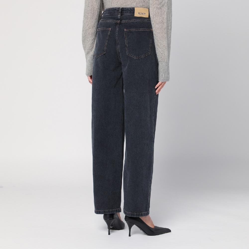 ROTATE Birger Christensen Jeans ampio grigio scuro Promozione Limitata