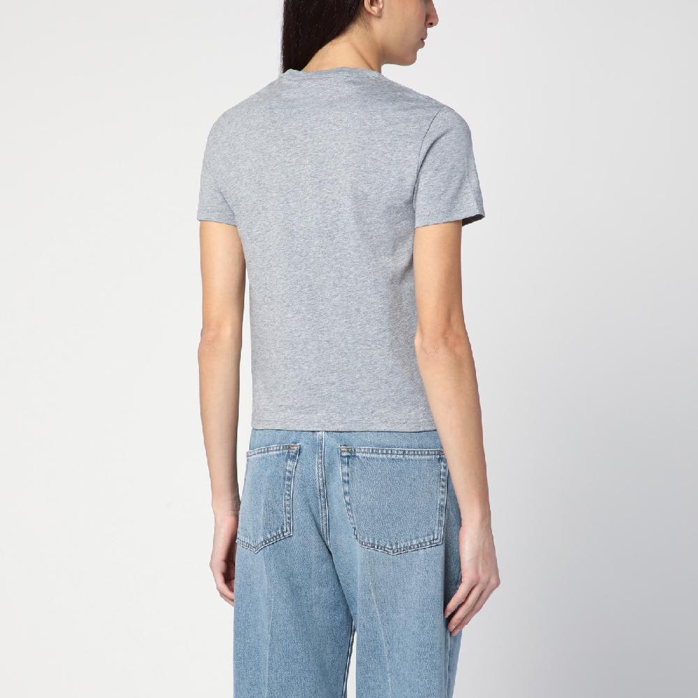 GUCCI T-shirt grigia mélange in cotone Hotsell