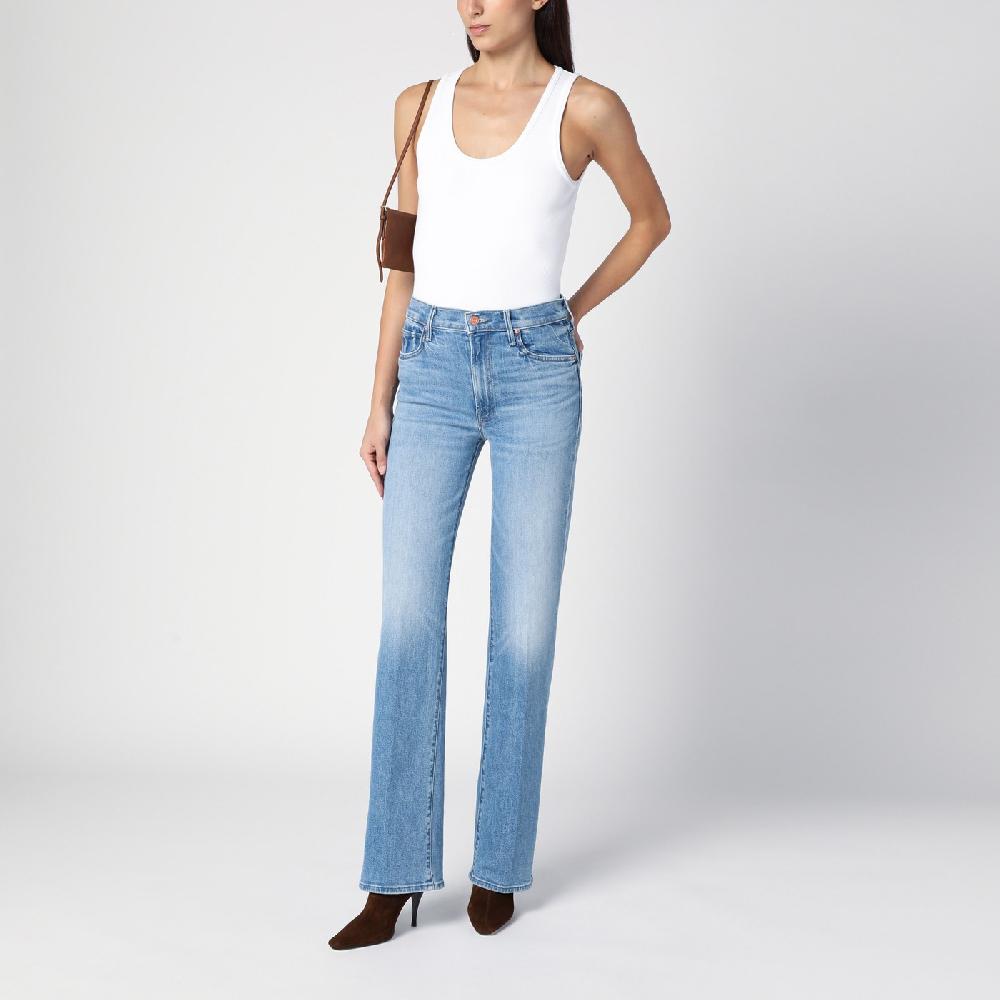 Mother Jeans slavato The Kick It Vendita Calda
