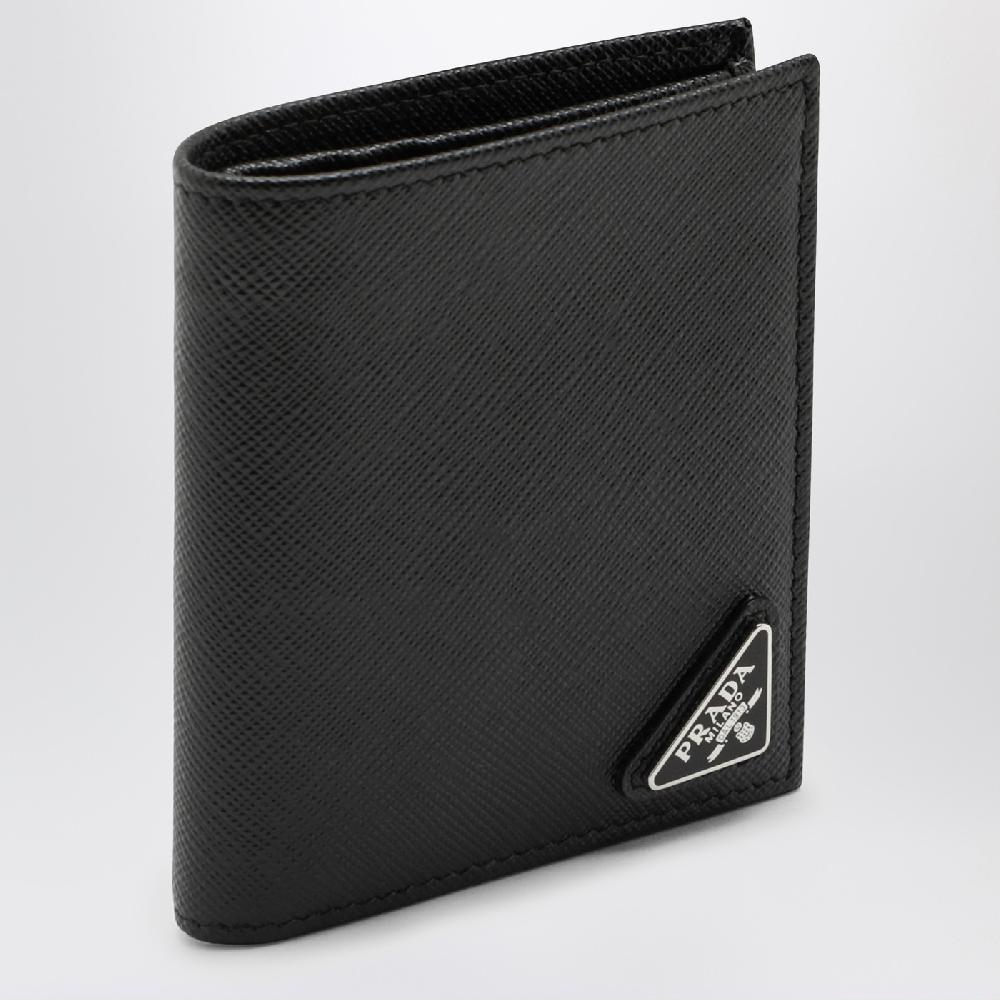 Prada Portafoglio nero in Saffiano