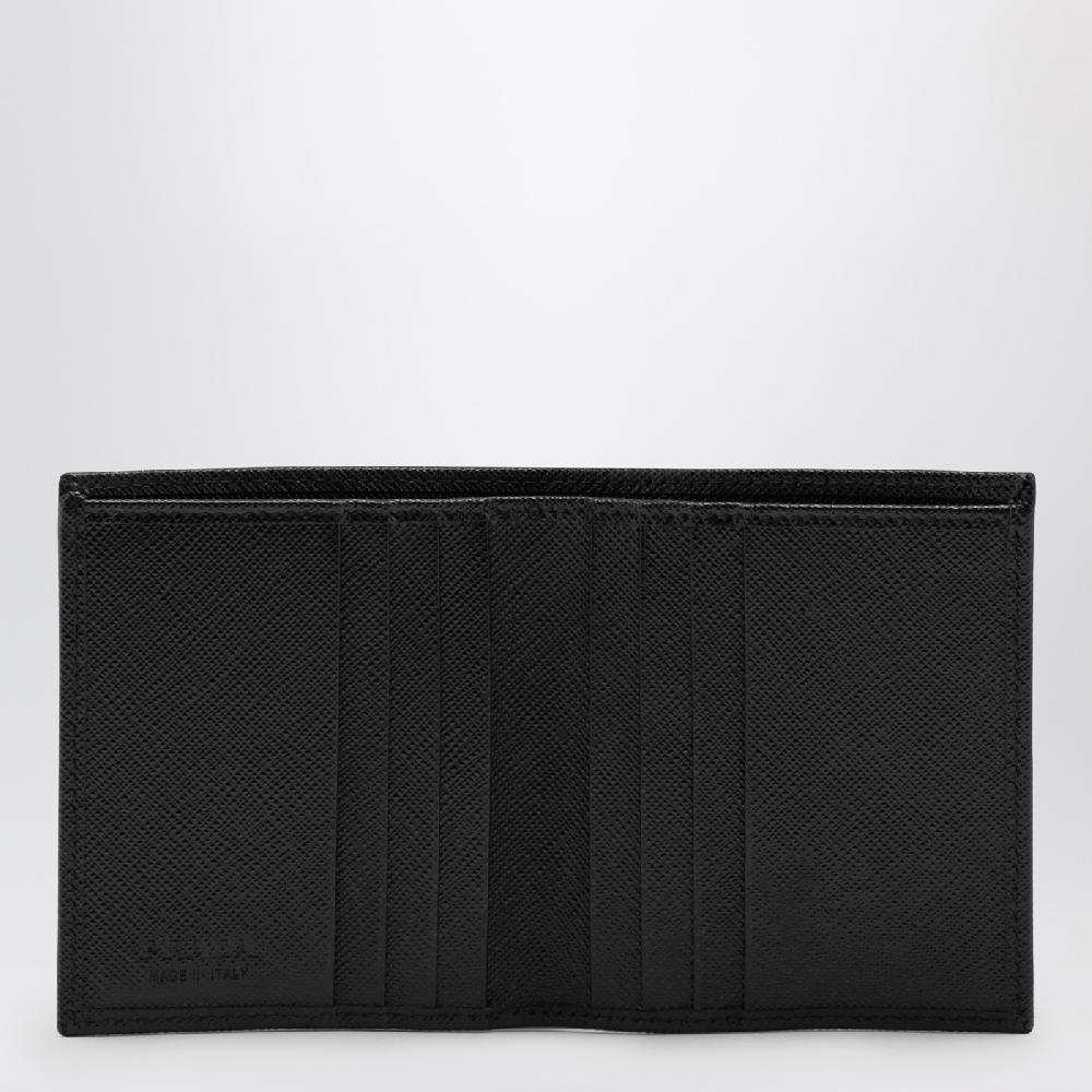 Prada Portafoglio nero in Saffiano Novità