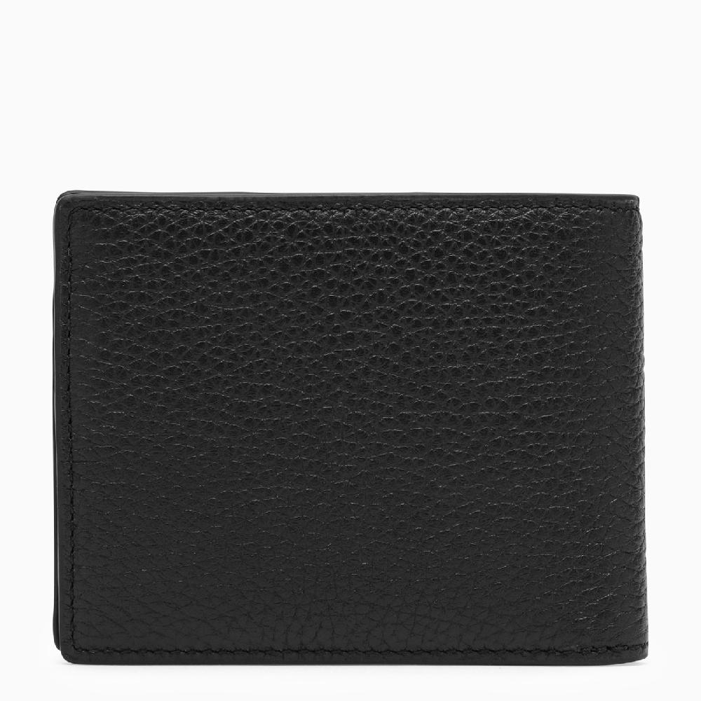 Bally Portafoglio bi-fold nero in pelle Qualità
