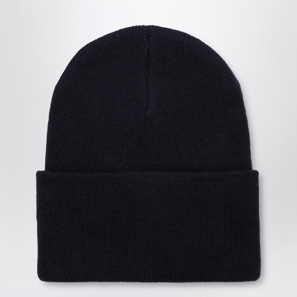 Carhartt WIP Cuffia blu con patch logo Vendita Economica