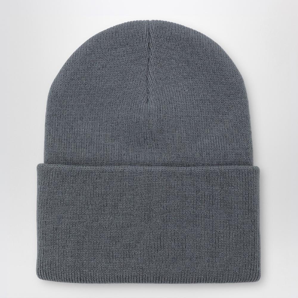 Carhartt WIP Cuffia grigia con patch logo Saldi Di Fabbrica