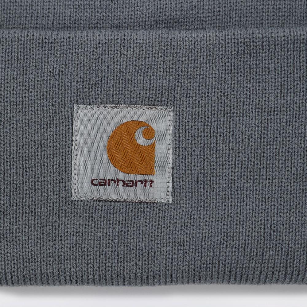Carhartt WIP Cuffia grigia con patch logo Saldi Di Fabbrica