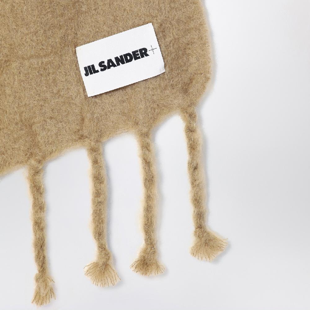 Jil Sander Sciarpa beige in misto mohair Vendita