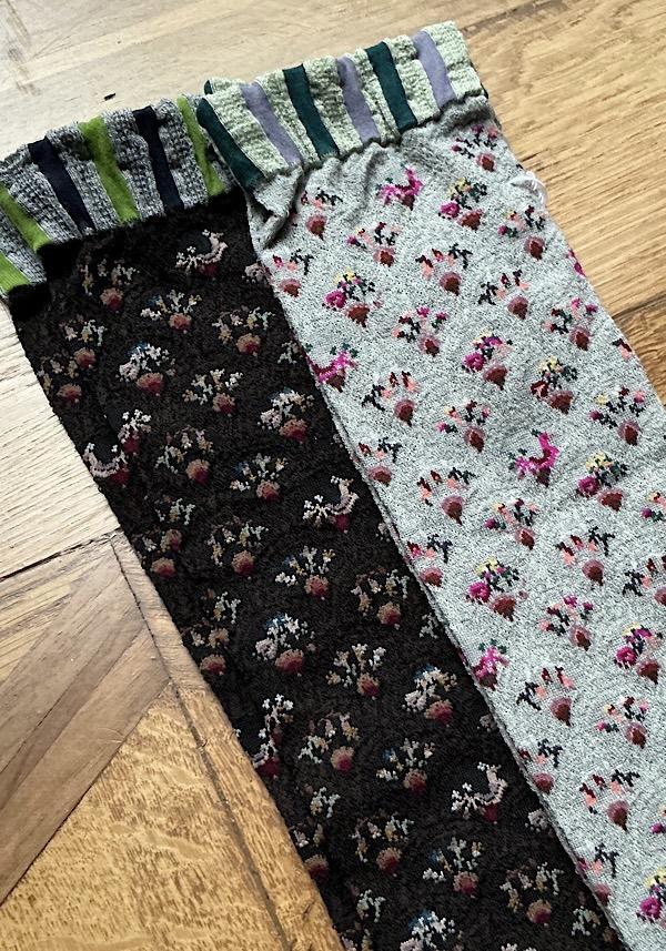 Rose & Lini ANTIPAST WOOL “FUN FAN” AM-790HS LONG SOCKS GREY Online