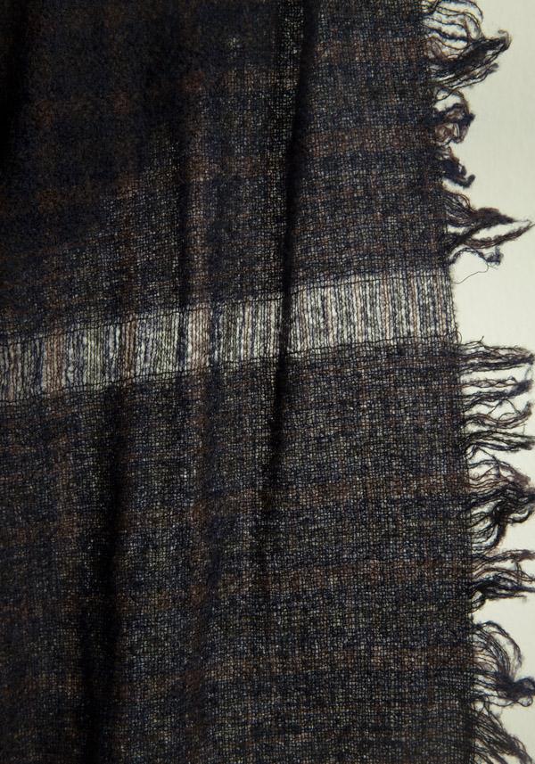 Rose & Lini FALIERO SARTI WOOL & CASHMERE “PERRISON” BLUE SCARF In Saldo