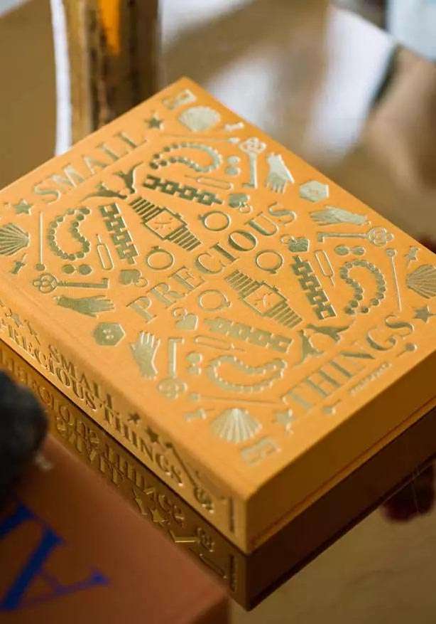 Rose & Lini PRINTWORKS “PRECIOUS THINGS” STORAGE BOX YELLOW Italy