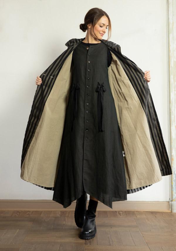 Rose & Lini A TENTATIVE ATELIER COTTON “JOSEPH” OLIVE COAT Sottocosto