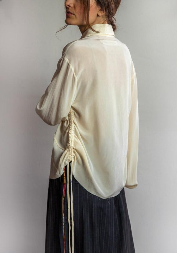 Rose & Lini A TENTATIVE ATELIER SILK “AGLAIA” LINEN SHIRT Novità