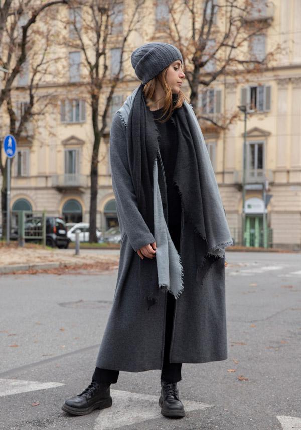 Rose & Lini BASE MILANO ALPACA “4320” BLACK PULLOVER Outlet