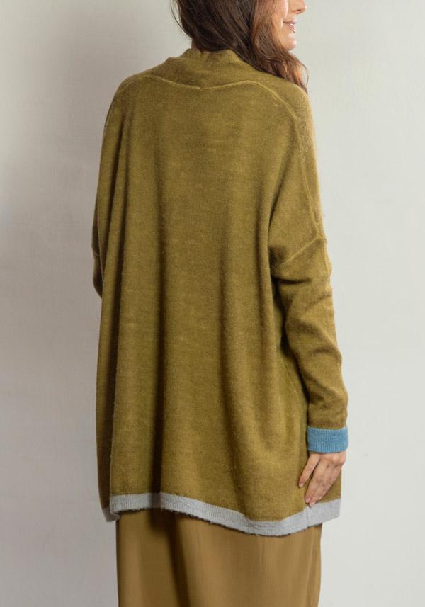 Rose & Lini IN BED WITH YOU ALPACA WOOL CARDIGAN DJONE Vendita Calda