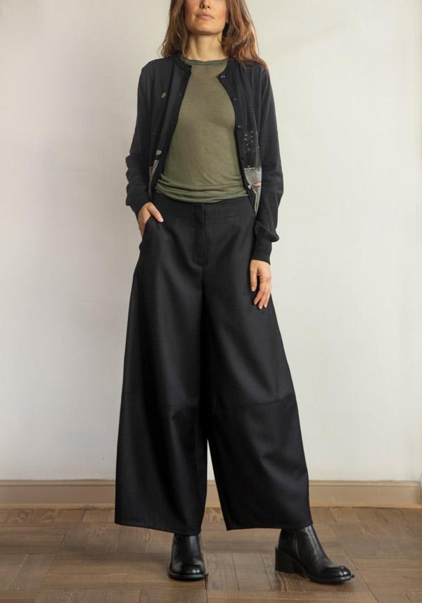 Rose & Lini MAJESTIC MODAL & CASHMERE “COL ROND 891” KAKI T-SHIRT Negozio