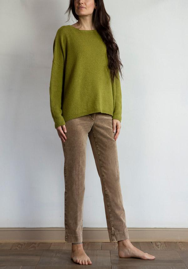 Rose & Lini ROSE & LINI CORDUROY “SICILIA” CAMEL PANTS In Saldo