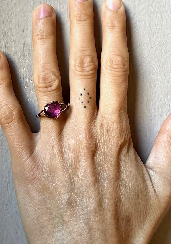 Rose & Lini DORETTE MEDIUM “BAGUE COEUR” GOLD RING In Linea