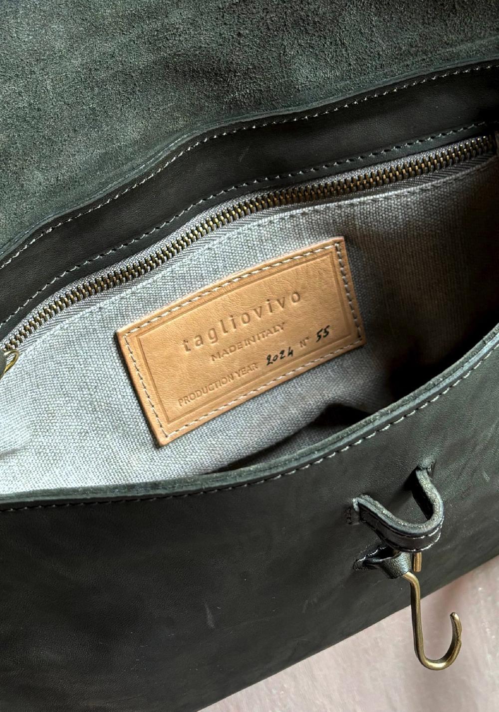 Rose & Lini TAGLIOVIVO MILITARY LEATHER “DOCTOR W” BAG Online