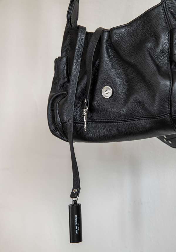 Rose & Lini JÉRÔME DREYFUSS “HELMUT S” BLACK LEATHER BAG Outlet