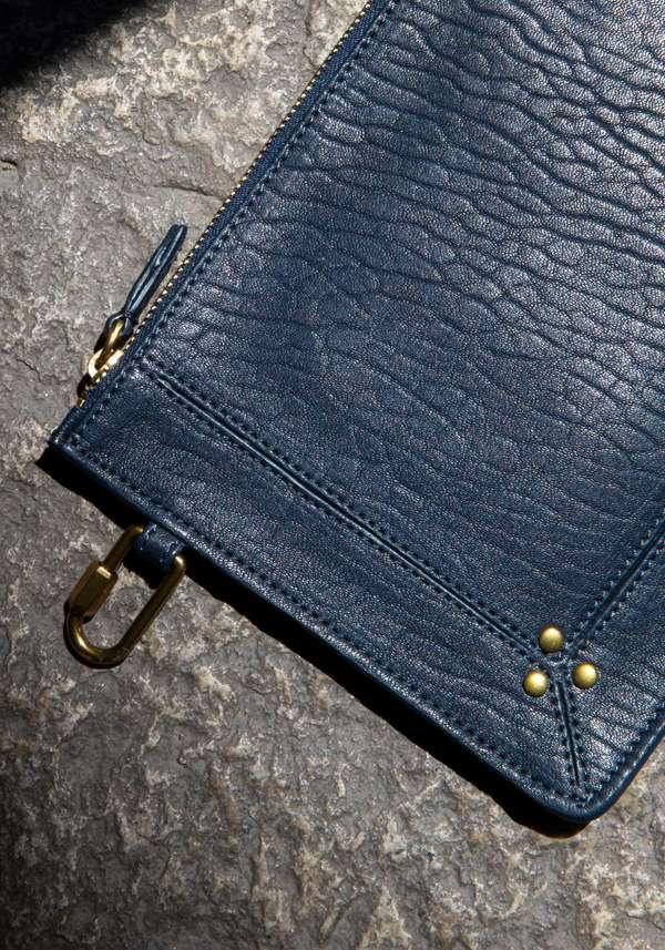 Rose & Lini JÉRÔME DREYFUSS “POPOCHE M” SAPPHIRE POUCH Saldi
