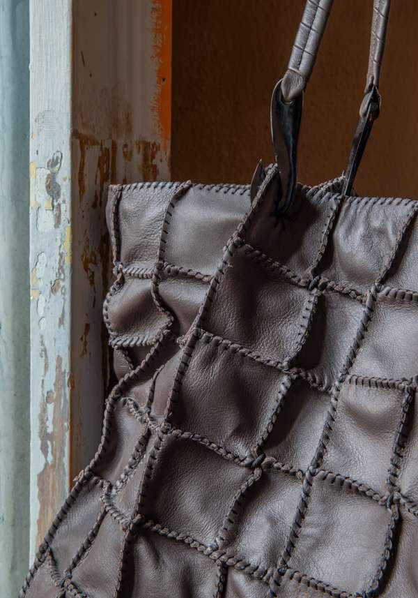 Rose & Lini JAMIN PUECH “HONU GM” DARK BROWN LEATHER BAG Offerte