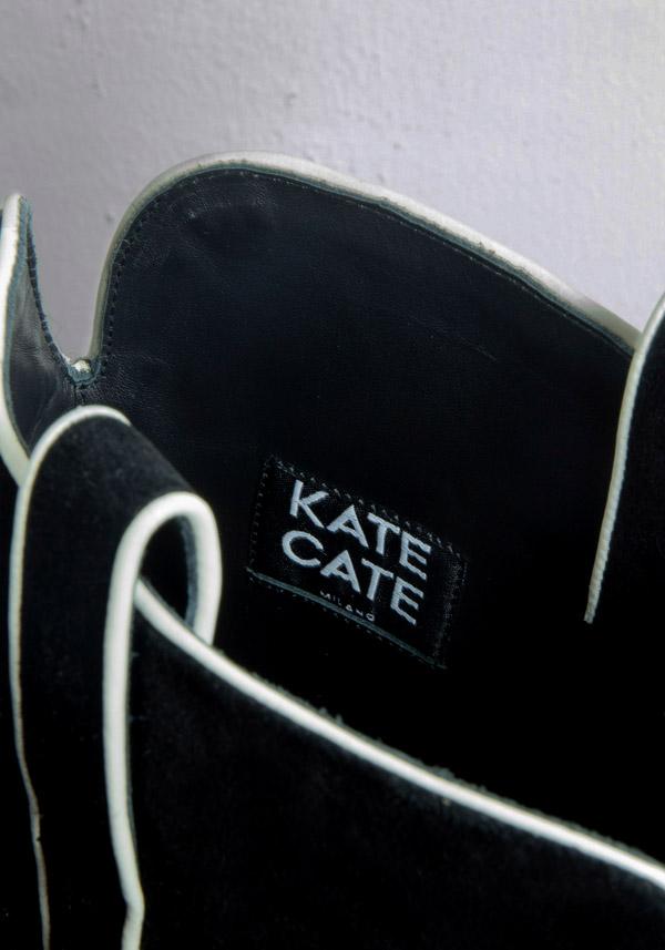 Rose & Lini KATE CATE SUEDE LEATHER “STELLA ROCK” BLACK BOOTS Online