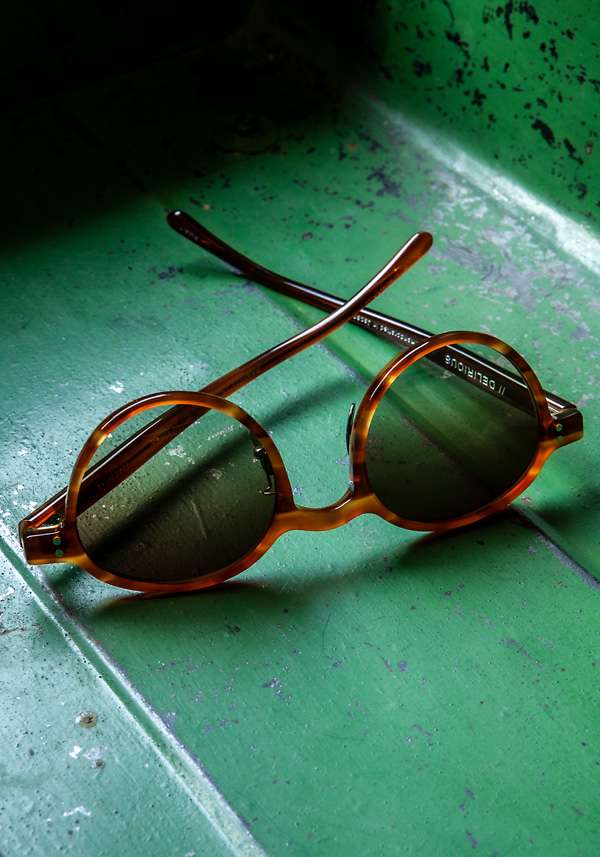 Rose & Lini DELIRIOUS “PHANTOS” #1 LIGHT TORTOISE SUNGLASSES Qualità Garantita