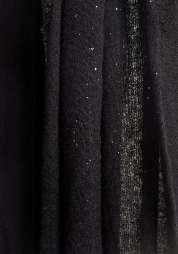 Rose & Lini FALIERO SARTI CASHMERE “ARIEL” BLACK STOLE Promozione Limitata