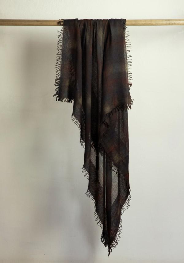 Rose & Lini FALIERO SARTI CASHMERE & SILK “TEDORA” ESPRESSO STOLE Affare Del Giorno