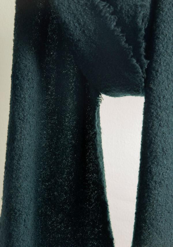 Rose & Lini FALIERO SARTI WOOL & CASHMERE “ALEXINA” PETROL SCARF Convenienza