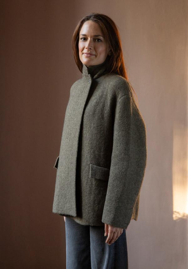 Rose & Lini BOBOUTIC WOOL JACKET “4765” FOREST Saldi