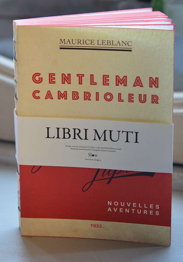 Rose & Lini SLOW DESIGN “LIBRI MUTI” ARSENE LUPIN Saldi Di Fabbrica