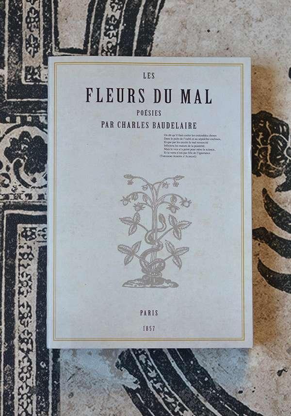 Rose & Lini SLOW DESIGN “LIBRI MUTI” LES FLEURS DU MAL Pezzi Unici