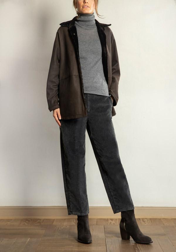 Rose & Lini SAVERIO PALATELLA CASHMERE “LIGTH-WEIGHT CREW NECK” PORFIDO KNIT In Vendita