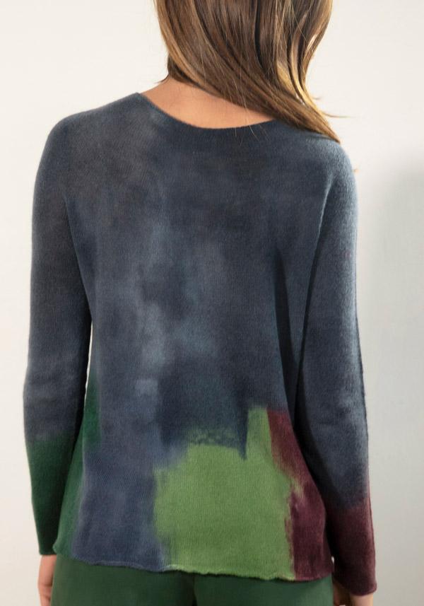 Rose & Lini FISSORE CASHMERE “BRUCO 71” KNIT DENIM Saldi Di Fabbrica