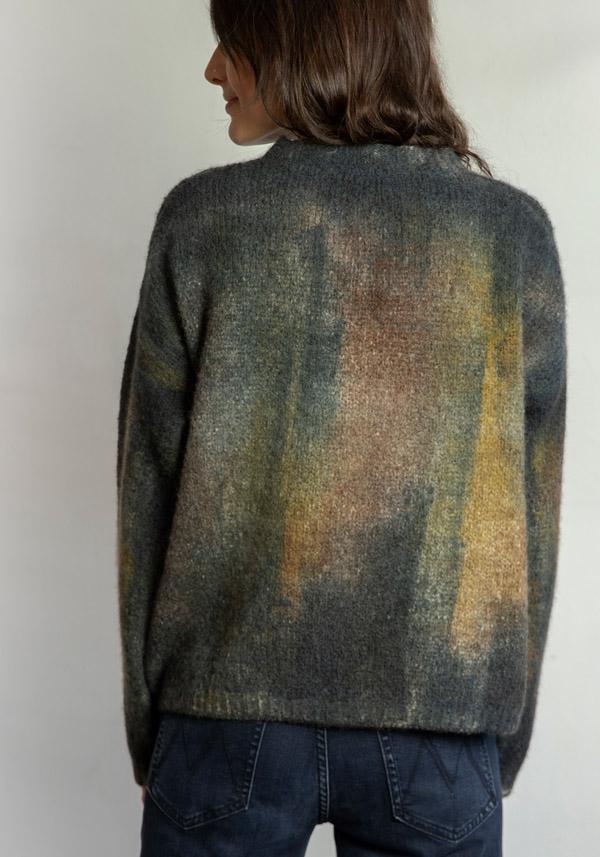 Rose & Lini FISSORE CASHMERE “MARIANNE 17” CHARCOAL PULLOVER Hotsell
