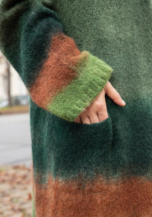 Rose & Lini FISSORE CASHMERE “MARIANNE 3” KAKI LONG CARDIGAN Negozio