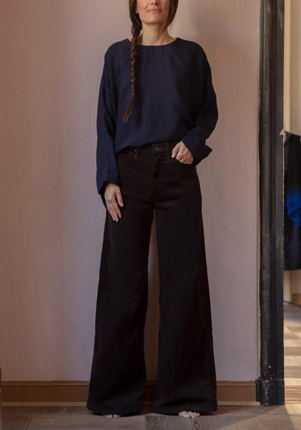 Rose & Lini MOTHER DENIM “THE DITCHER ROLLER ZIP SNEAK” ESPRESSO JEANS Pezzi Unici
