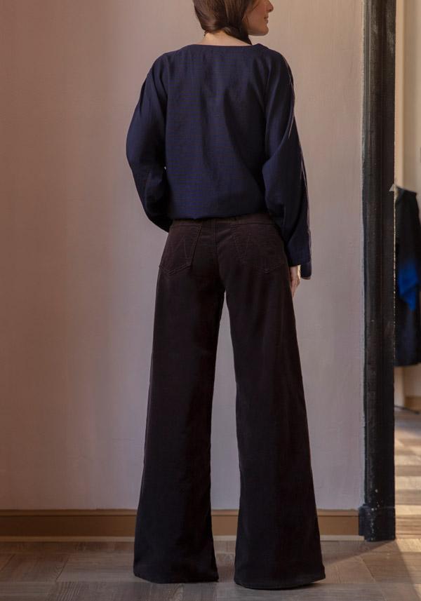 Rose & Lini MOTHER DENIM “THE DITCHER ROLLER ZIP SNEAK” ESPRESSO JEANS Pezzi Unici