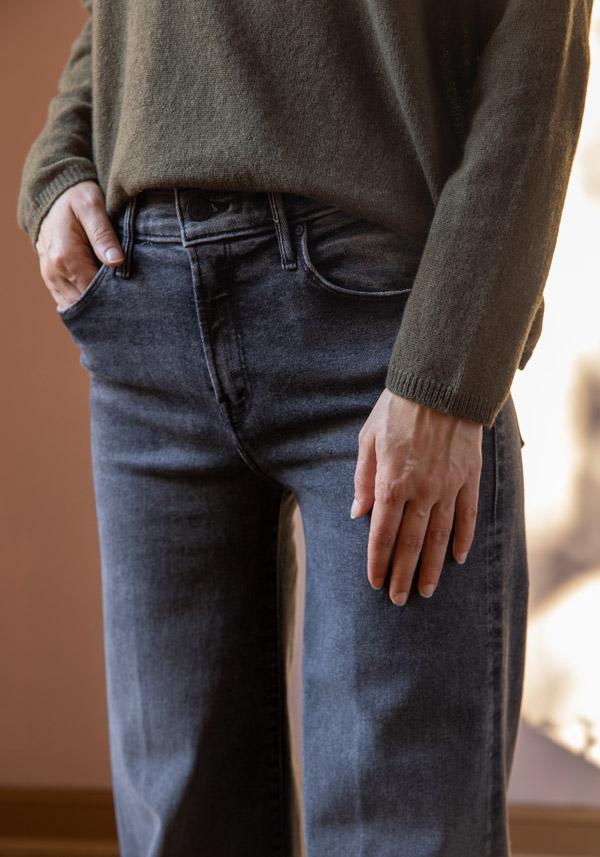 Rose & Lini MOTHER DENIM “THE TWISTER HEEL” STONE JEANS Soddisfazione Garantita