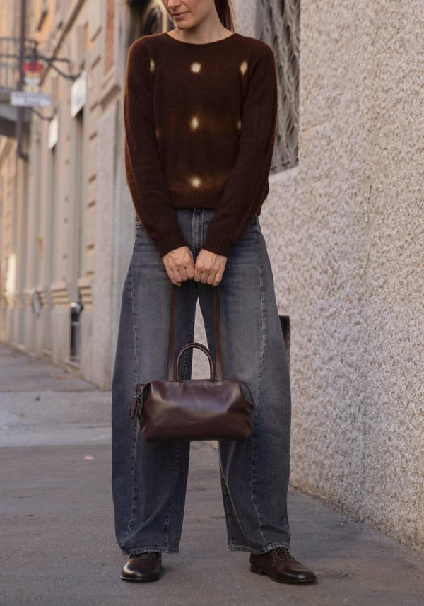 Rose & Lini SUZUSAN CASHMERE “PULL 3027” DOTS Consegna Veloce