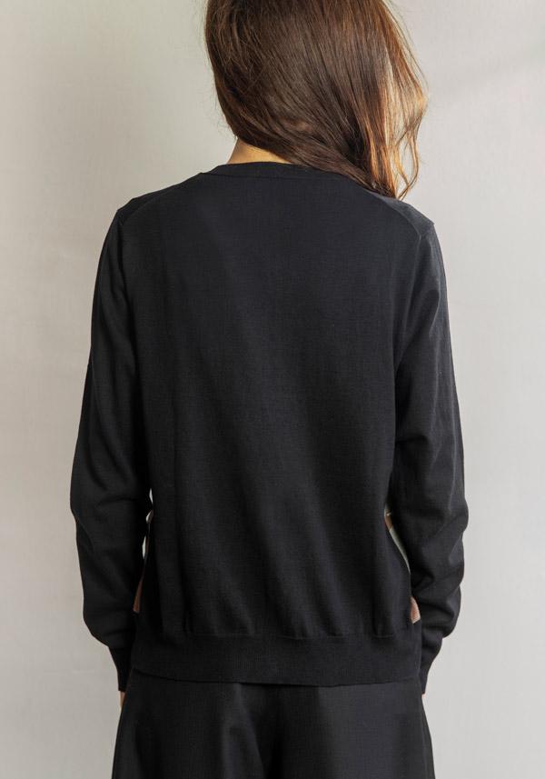Rose & Lini ANTIPAST COTTON & CASHMERE “CARDIGAN NF104-790” BLACK Online
