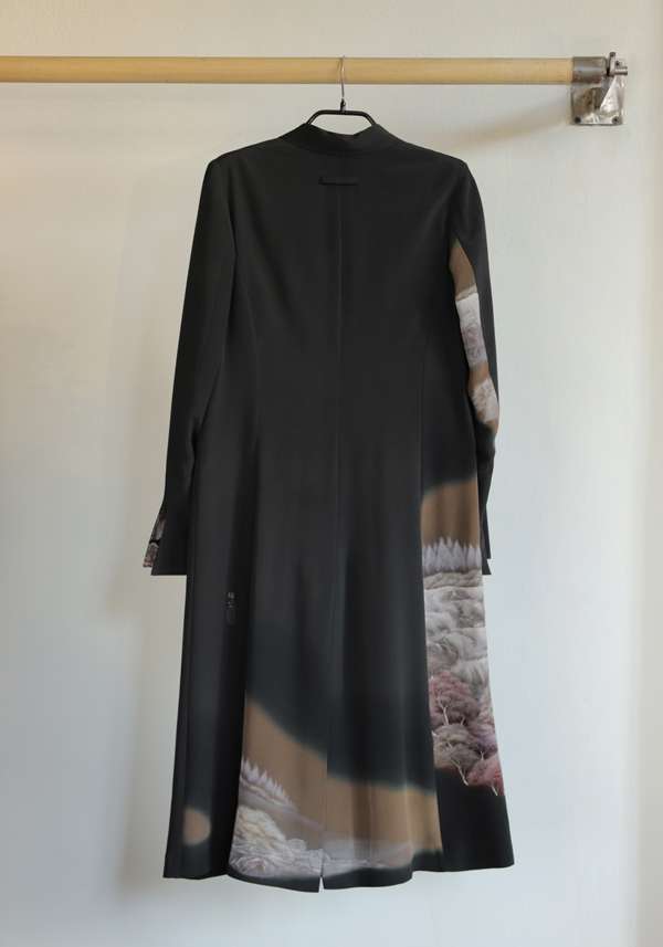 Rose & Lini IBRIGU UNIQUE SILK COAT “CP13 #3” || Size 42 Vendita Calda