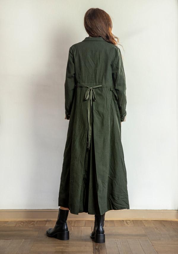 Rose & Lini ALEKSANDR MANAMIS WOOL “COAT 1149” GREEN Vendite Flash