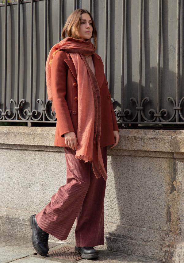 Rose & Lini ALMAROSA WOOL “JACKET 545” TERRACOTTA 2025