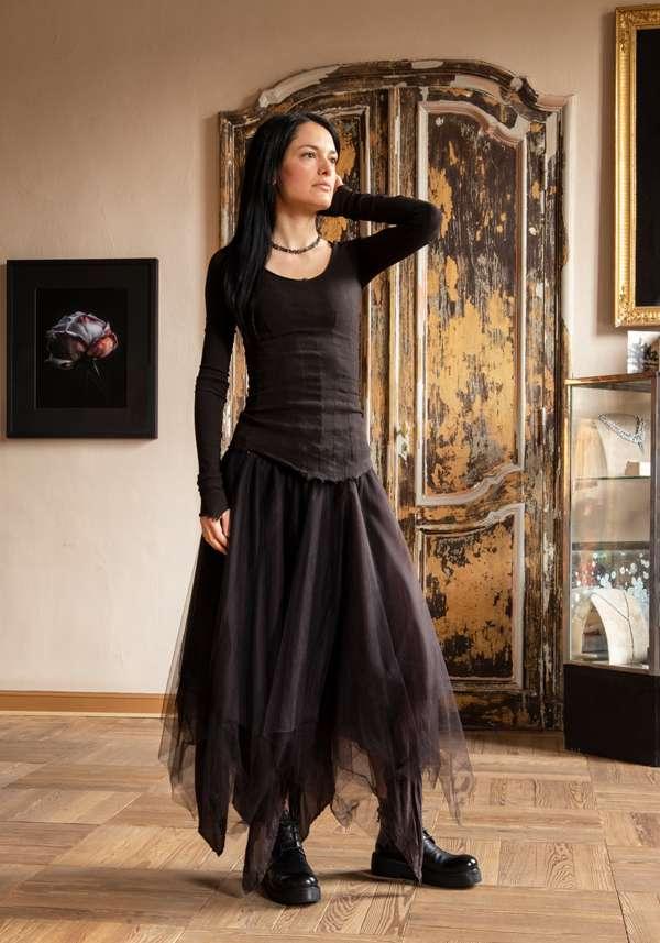 Rose & Lini MARC LE BIHAN “CORSET 26909” DARK BROWN Italy