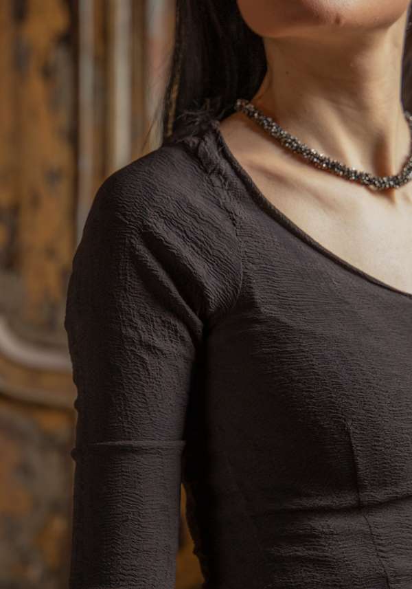 Rose & Lini MARC LE BIHAN “CORSET 26909” DARK BROWN Italy