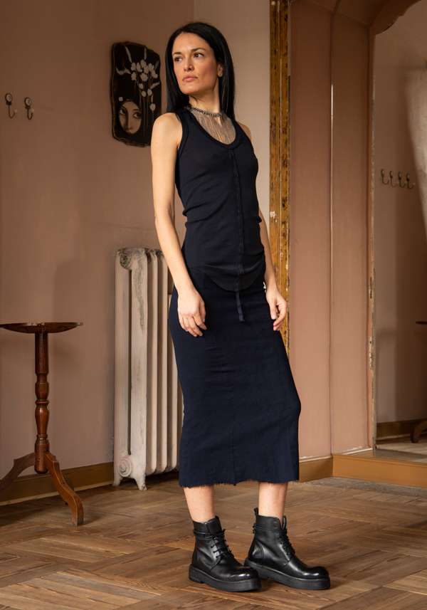 Rose & Lini MARC LE BIHAN “DEBARD 2816” INDIGO TOP Italia